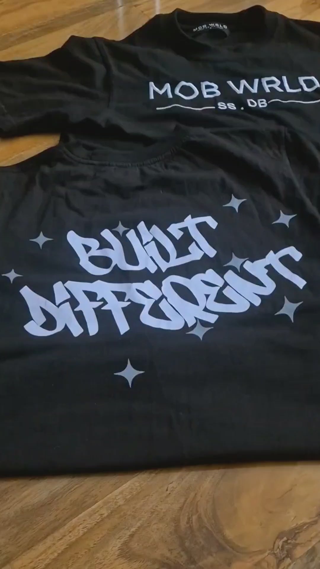 MOBWRLD- Built Different-T-Shirt